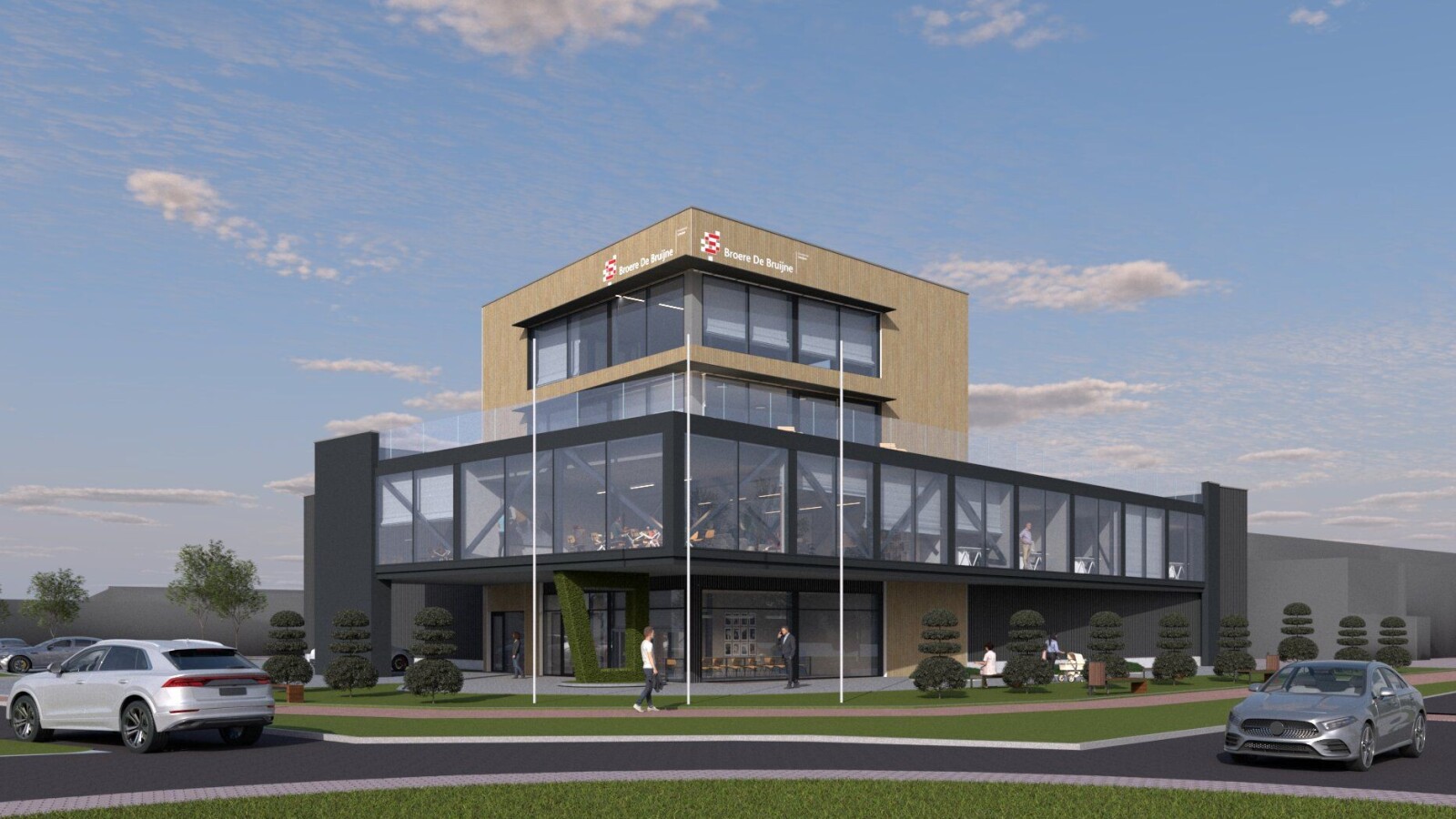 Nieuwbouw duurzaam kantoorgebouw in Terneuzen